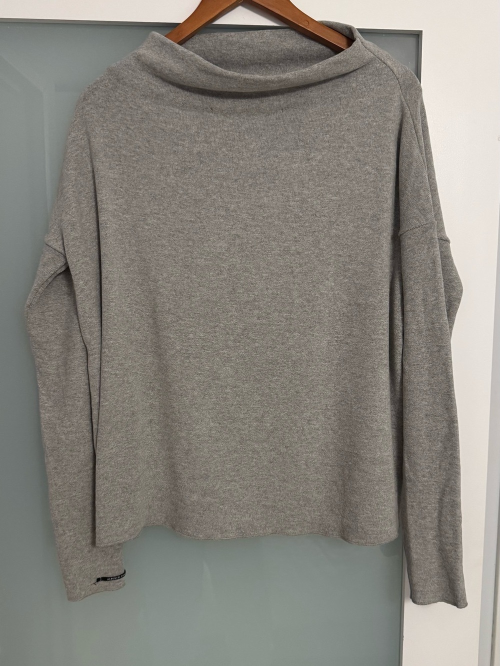 Album di Famiglia Made in Italy Grey Soft Knit Sweater Size S